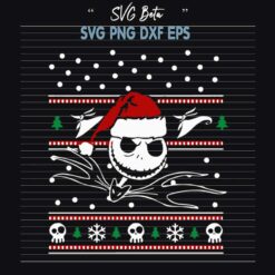 Jack Skellington Ugly Sweater SVG