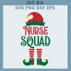 Nurse Squad Christmas SVG