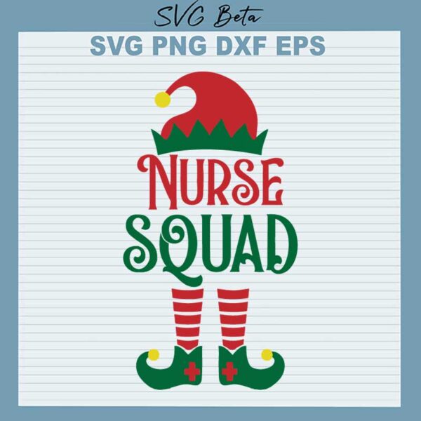 Nurse Squad Christmas SVG