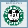 Mickey Starbucks Coffee Svg