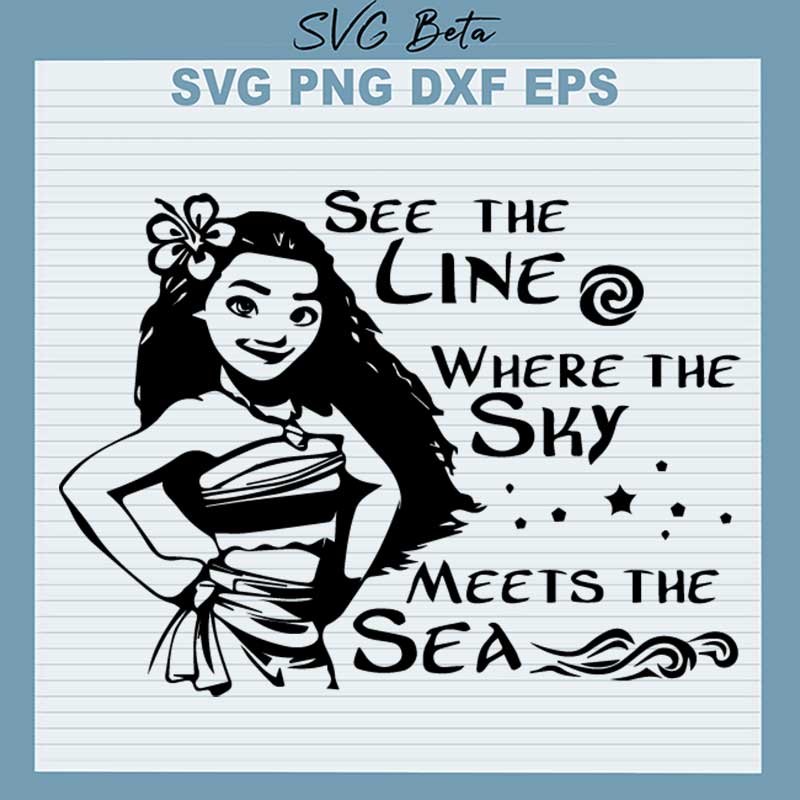 Disney Moana SVG, Moana Quotes SVG, Disney Princess SVG PNG DXF Cut File