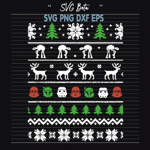 Star Wars Ugly Sweater SVG