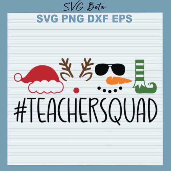 Teacher Squad SVG