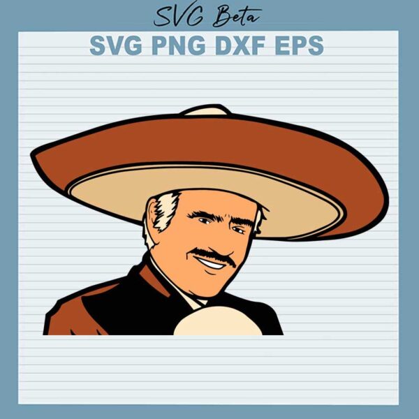 Rip Vicente fernandez svg
