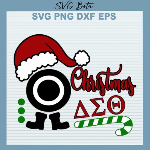 Christmas Delta Sigma Theta SVG