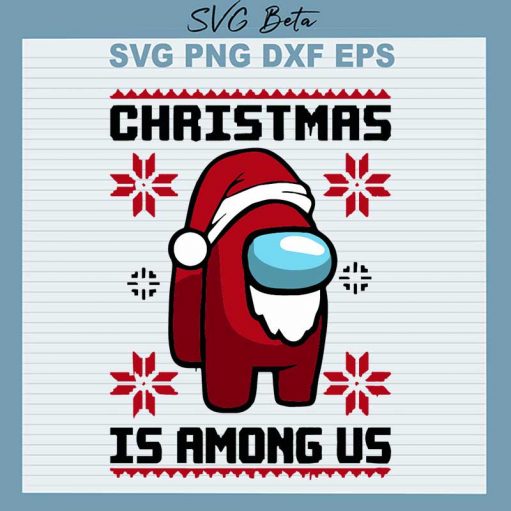 Christmas Is Among Us SVG