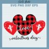 Mickey Ears Valentines Day SVG