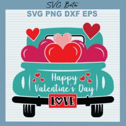 Valentine Truck SVG