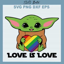 LGBT Yoda Love Is Love SVG