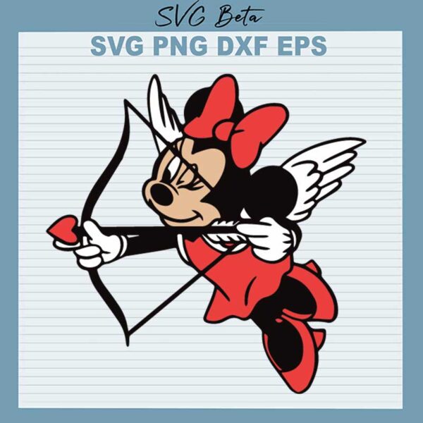 Disney Minnie Valentine's Day SVG