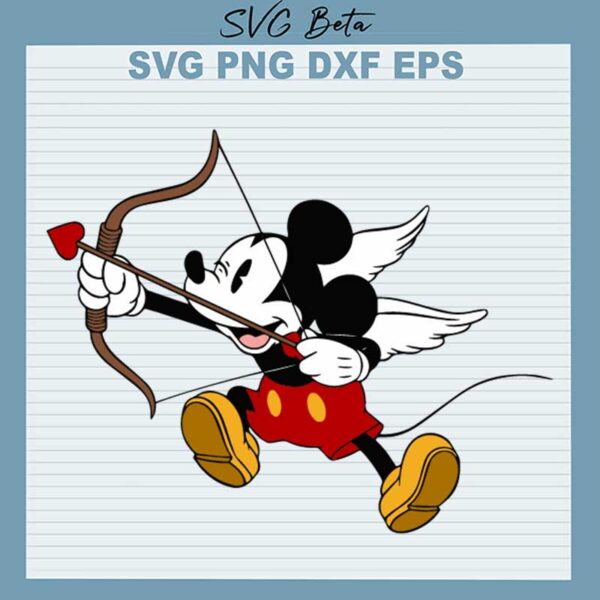 Disney Cupid Mickey SVG