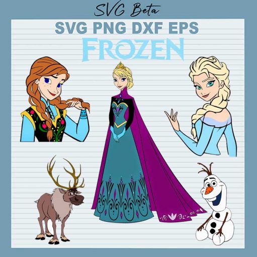 Disney Frozen Svg