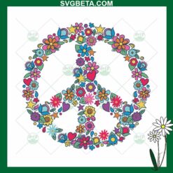 Peace Flower SVG