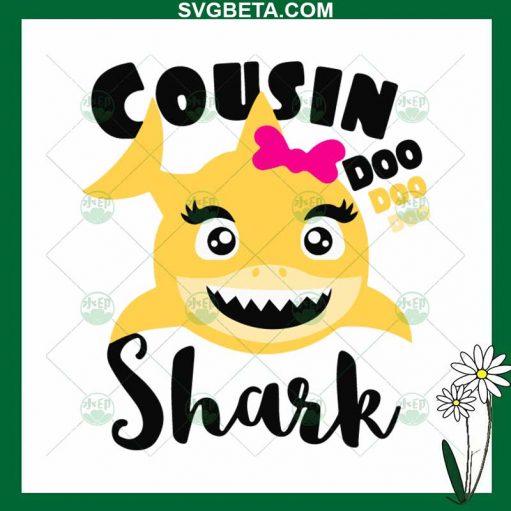Cousin Shark Doo Doo SVG