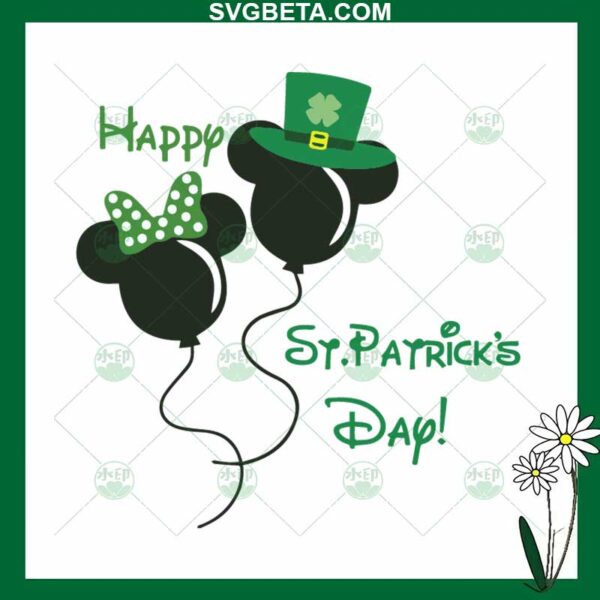 Disney Happy St Patrick's Day SVG