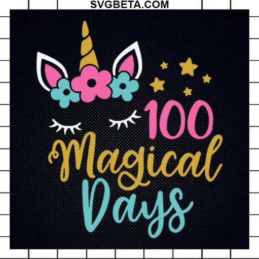 100 Magical Days SVG