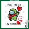 Will You Be My Crewmate Svg