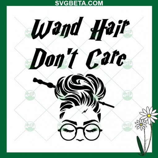 Wand Hair Don't Care SVG