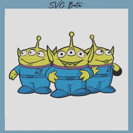 Aliens Toy Story Embroidery Design