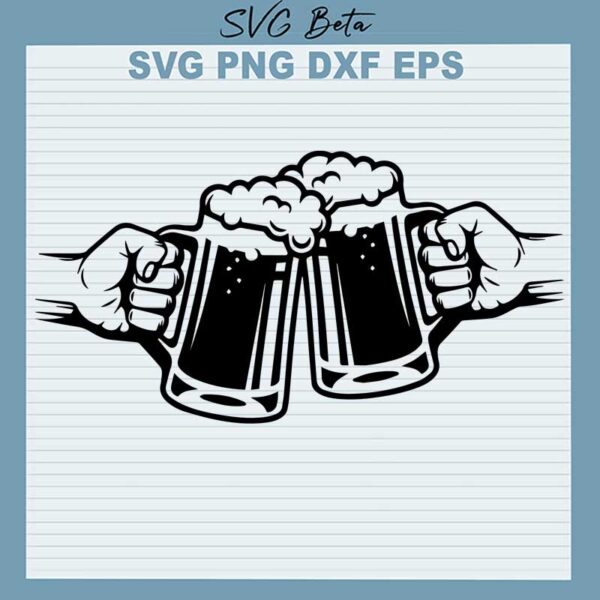 cheer beer svg