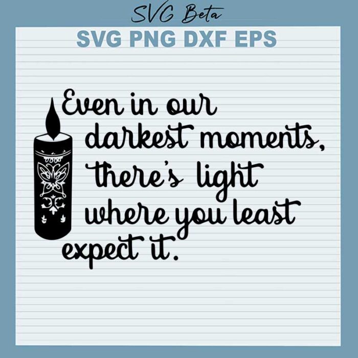 Encanto candle quotes svg