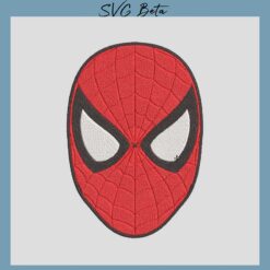 spiderman mask embroidery design