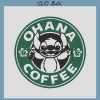 Ohana Stitch Coffee Embroidery Design