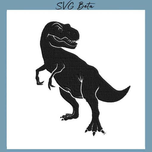 T Rex Embroidery Design