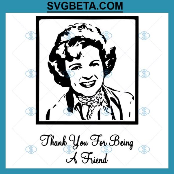Golden girls thank you for being a friend svg
