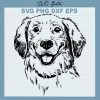 Golden Retriever Dog Svg