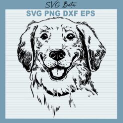 Golden Retriever Dog SVG