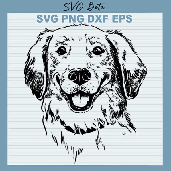 Golden Retriever Dog SVG