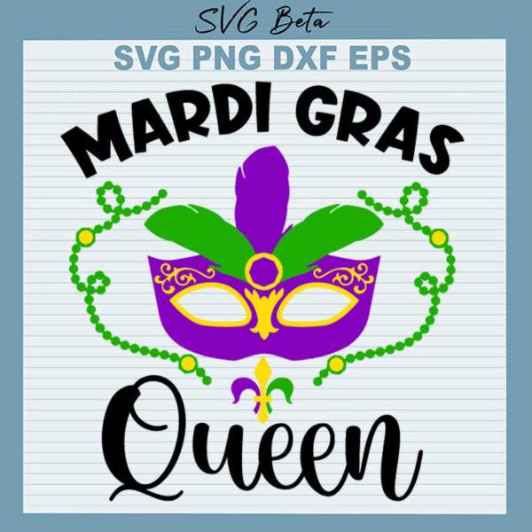 Mardi Gras Queen SVG
