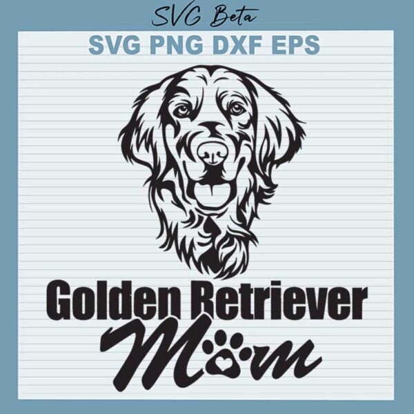 Golden Ritriever Mom SVG