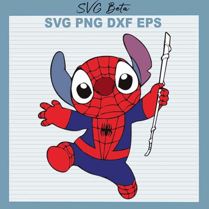 Spider Man Stitch SVG