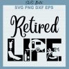Retired Life SVG