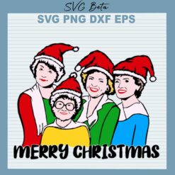 Merry Christmas Golden Girls SVG
