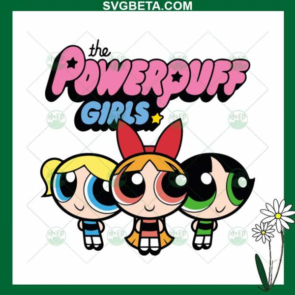 Powerpuff girls bubbles svg