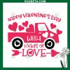Happy Valentines Day With Loads Of Love Svg