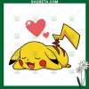 Pikachu Happy Valentine Svg