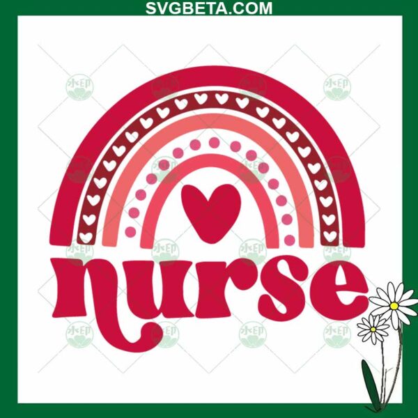 Nurse Rainbow SVG