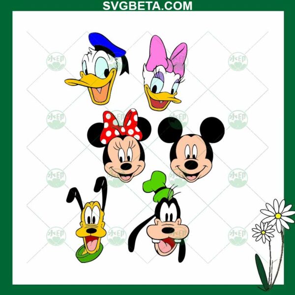 Disney Mickey Mouse And Friends SVG