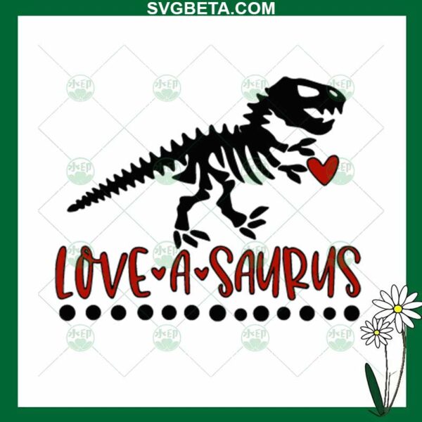 Love A Saurus SVG