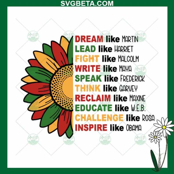 Sunflower Dream Like Martin SVG