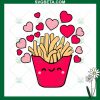 Valentine Fries SVG