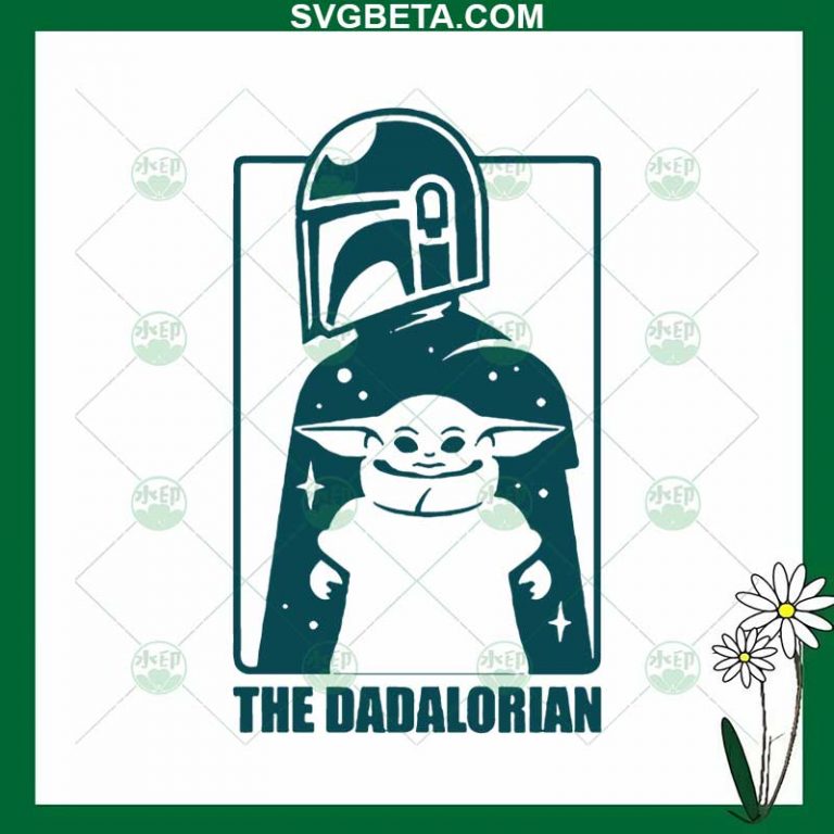 The Dadalorian SVG, Star Wars SVG PNG DXF