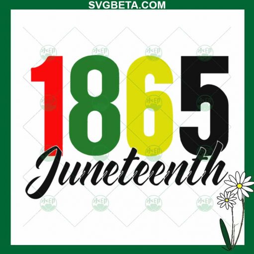 1865 Juneteenth Svg
