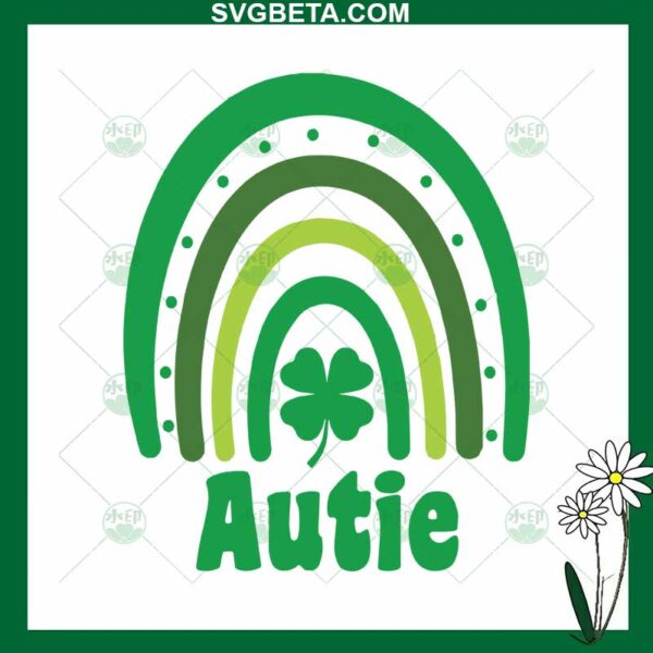 autie st patrick's day SVG