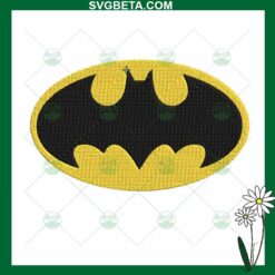 Batman logo Embroidery Design