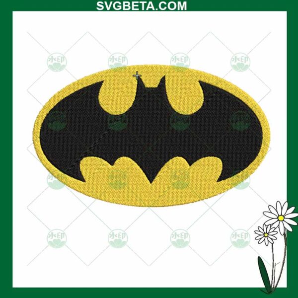 Batman logo Embroidery Design